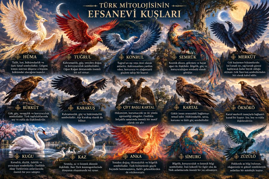 Türk Mitolojisindeki Kuş Figürleri